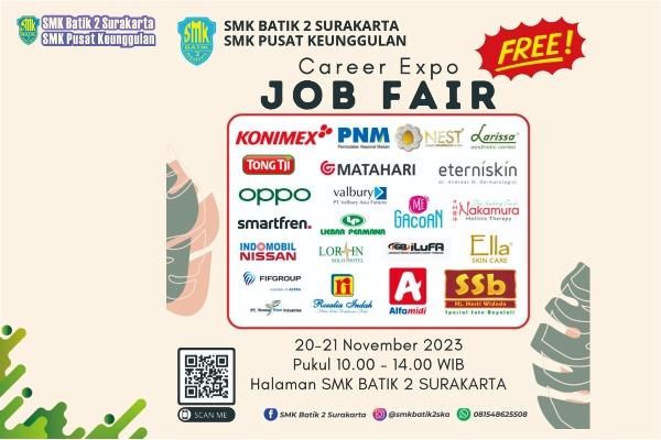 Career Expo (Job Fair) SMK Batik 2 Surakarta