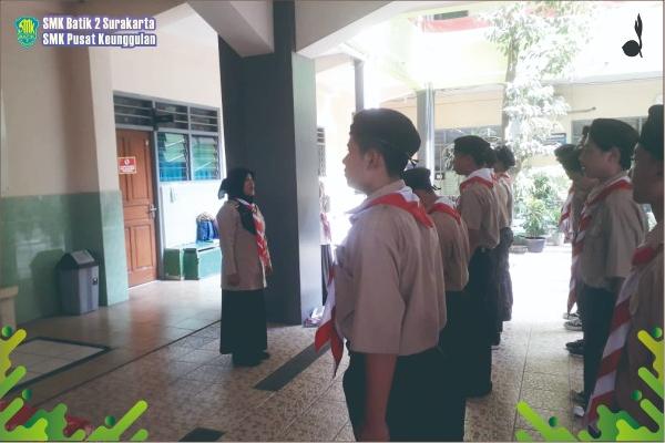 Latihan PBB Pramuka SMK Batik 2 Surakarta