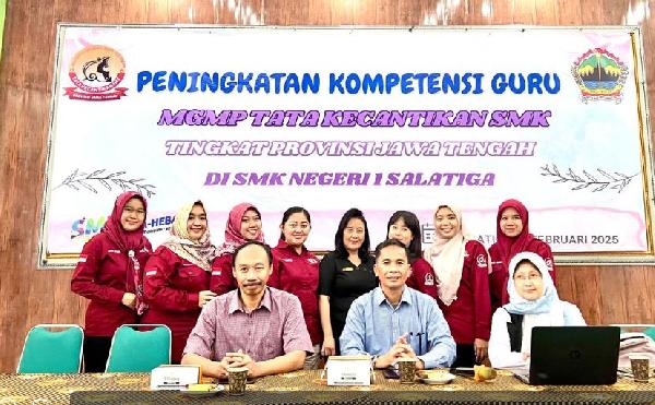 Tingkatkan Kompetensi, Guru Kecantikan dan Spa SMK Batik 2 Surakarta Ikuti MGMP Provinsi di Salatiga
