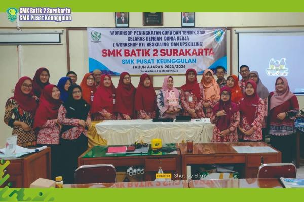Workshop Peningkatan Guru & Tendik SMK Selaras DUDI (Workshop RTL Reskilling dan Upskilling)